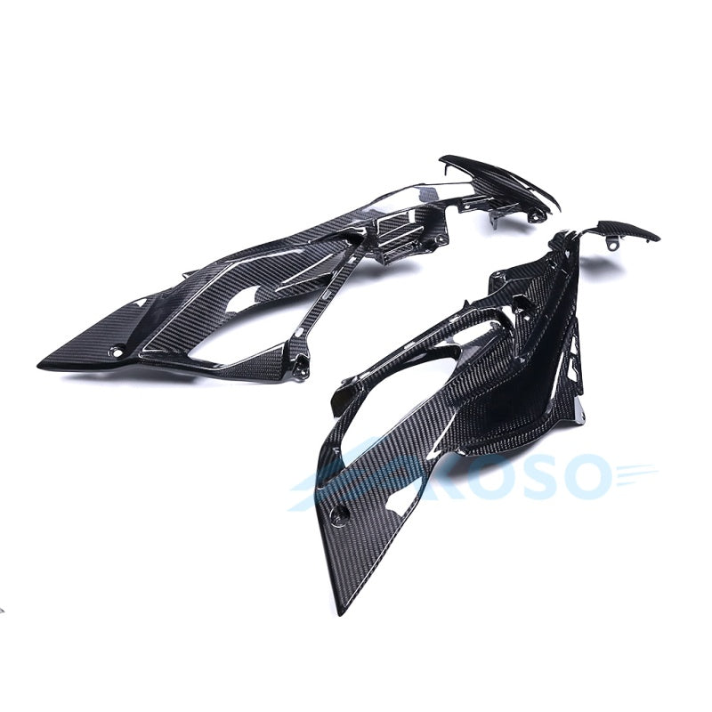 AKOSO 2019-2023 Kawasaki Ninja ZX-6R 636 Carbon Fiber Side Panels Inner