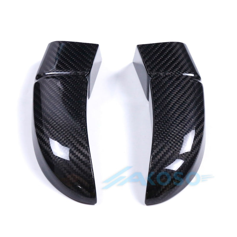 AKOSO Universal Carbon Fiber Motorcycle Brake Disk Cooler Air Duct for S1000RR CBR1000RR RS660 Panigale V4 MT07