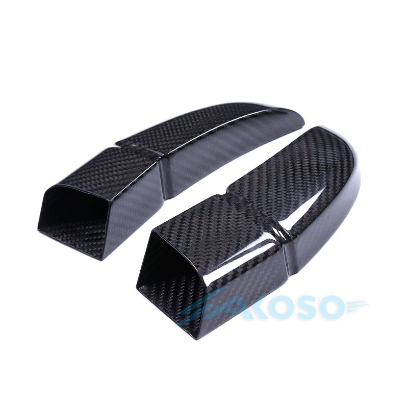AKOSO Universal Carbon Fiber Motorcycle Brake Disk Cooler Air Duct for S1000RR CBR1000RR RS660 Panigale V4 MT07