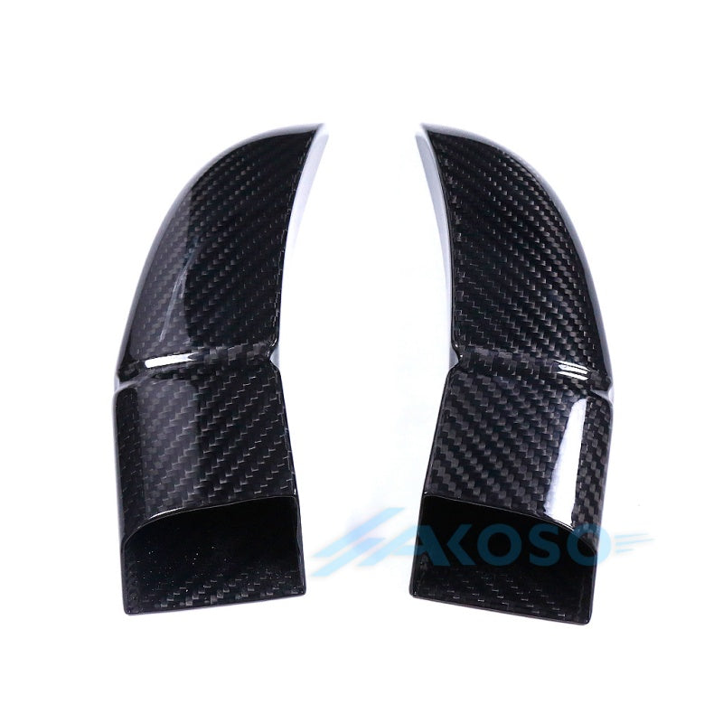 AKOSO Universal Carbon Fiber Motorcycle Brake Disk Cooler Air Duct for S1000RR CBR1000RR RS660 Panigale V4 MT07