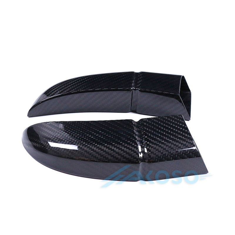 AKOSO Universal Carbon Fiber Motorcycle Brake Disk Cooler Air Duct for S1000RR CBR1000RR RS660 Panigale V4 MT07