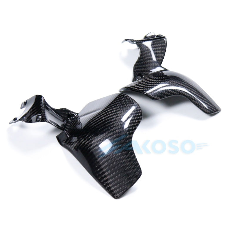 AKOSO Carbon Fiber Mid Frame Air Deflector Heat Shield for Harley Softail Breakout Street Bob Fat Bob Low Rider Fxbr 2018+