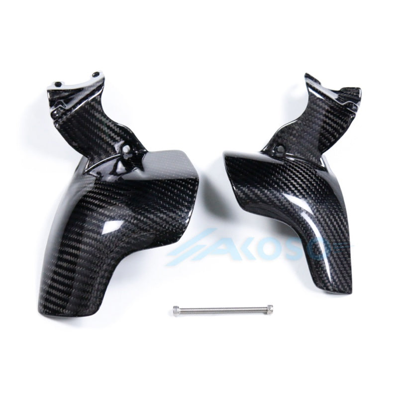 AKOSO Carbon Fiber Mid Frame Air Deflector Heat Shield for Harley Softail Breakout Street Bob Fat Bob Low Rider Fxbr 2018+
