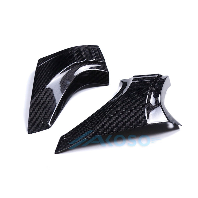 AKOSO Universal Carbon Fiber Motorcycle Brake Disk Cooler Air Duct for S1000RR Hayabusa Gen3 GSXR1000 Ninja 500
