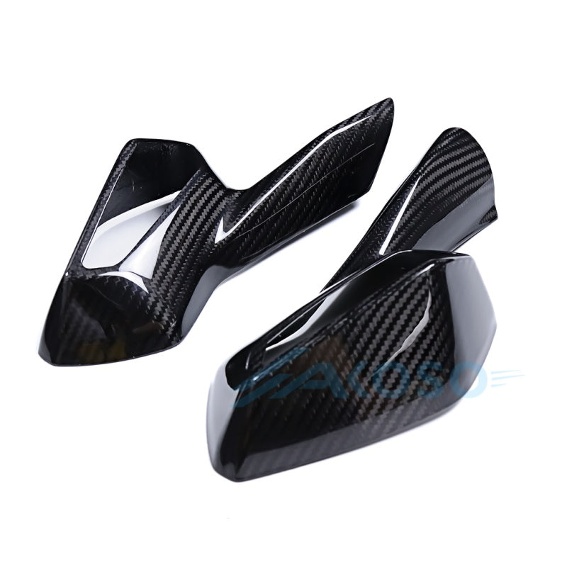 AKOSO 2020-2025 Honda NSS350 Carbon Fiber Rear View Mirror Patch Covers