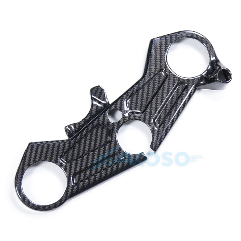 AKOSO 2016-2020 Kawasaki Ninja ZX10R Carbon Fiber Ultra Light Upper Top Triple Clamp Cover