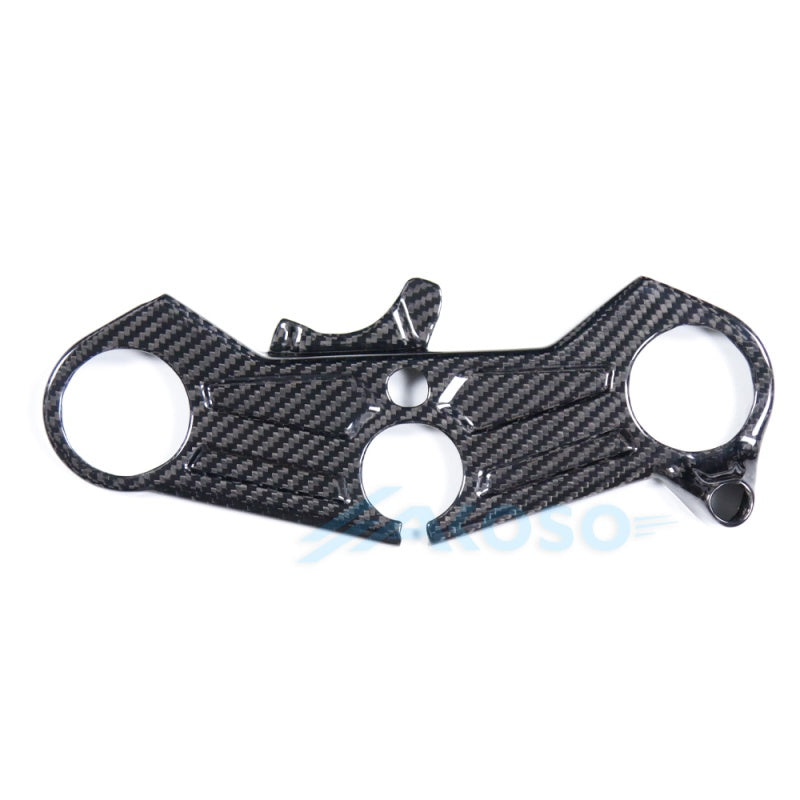 AKOSO 2016-2020 Kawasaki Ninja ZX10R Carbon Fiber Ultra Light Upper Top Triple Clamp Cover