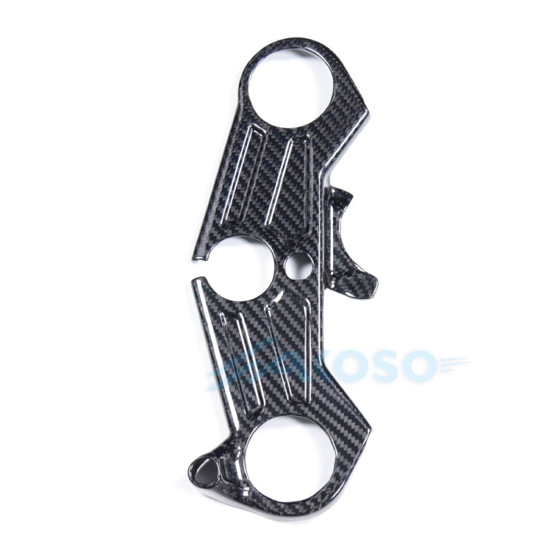 AKOSO 2016-2020 Kawasaki Ninja ZX10R Carbon Fiber Ultra Light Upper Top Triple Clamp Cover