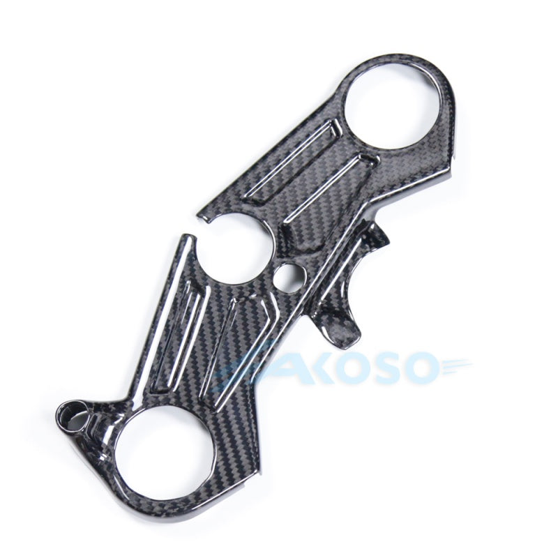 AKOSO 2016-2020 Kawasaki Ninja ZX10R Carbon Fiber Ultra Light Upper Top Triple Clamp Cover