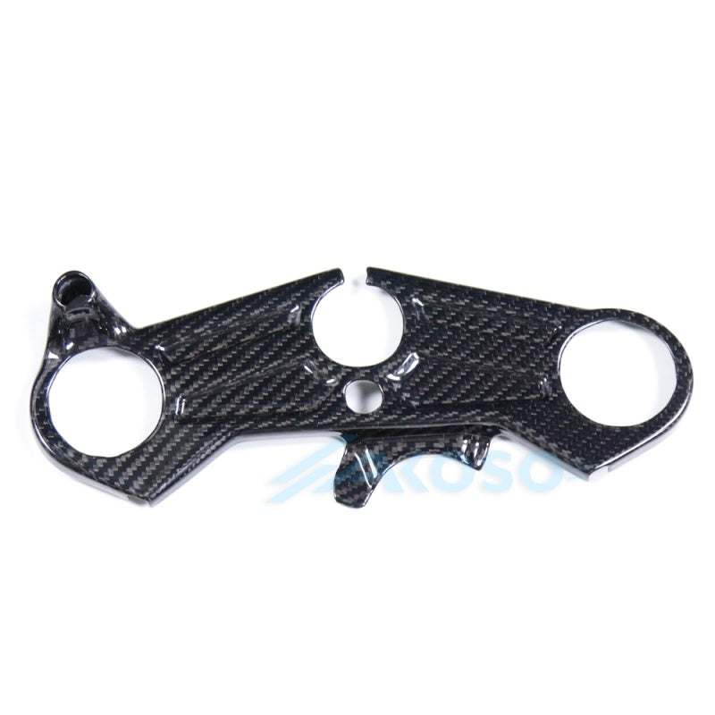 AKOSO 2016-2020 Kawasaki Ninja ZX10R Carbon Fiber Ultra Light Upper Top Triple Clamp Cover