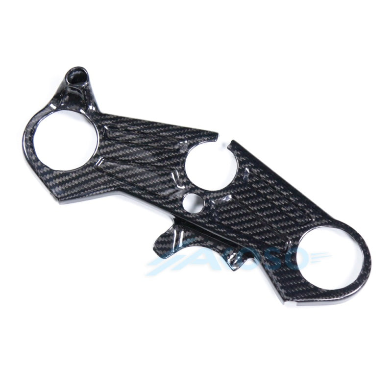 AKOSO 2016-2020 Kawasaki Ninja ZX10R Carbon Fiber Ultra Light Upper Top Triple Clamp Cover