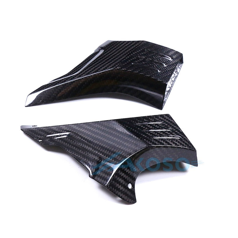 AKOSO Universal Carbon Fiber Motorcycle Brake Disk Cooler Air Duct for S1000RR Hayabusa Gen3 NInja H2 CBR650R