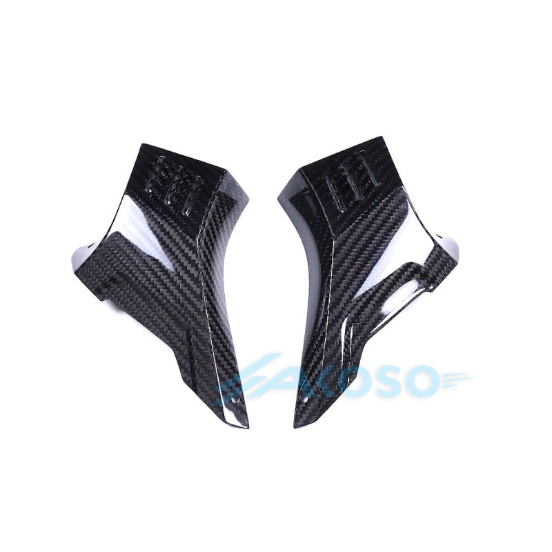 AKOSO Universal Carbon Fiber Motorcycle Brake Disk Cooler Air Duct for S1000RR Hayabusa Gen3 NInja H2 CBR650R