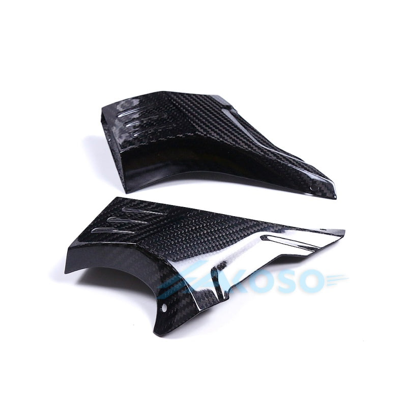 AKOSO Universal Carbon Fiber Motorcycle Brake Disk Cooler Air Duct for S1000RR Hayabusa Gen3 NInja H2 CBR650R