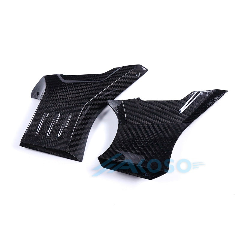 AKOSO Universal Carbon Fiber Motorcycle Brake Disk Cooler Air Duct for S1000RR Hayabusa Gen3 NInja H2 CBR650R