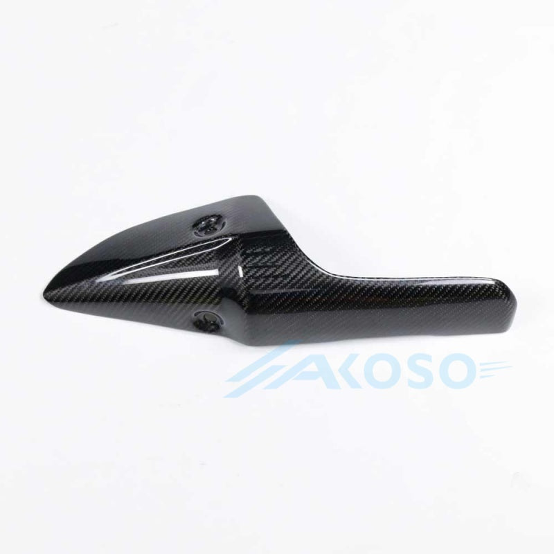 AKOSO 2019+ Kawasaki Ninja ZX-6R 636 Carbon Fiber Exhaust Pipe Guard Cover