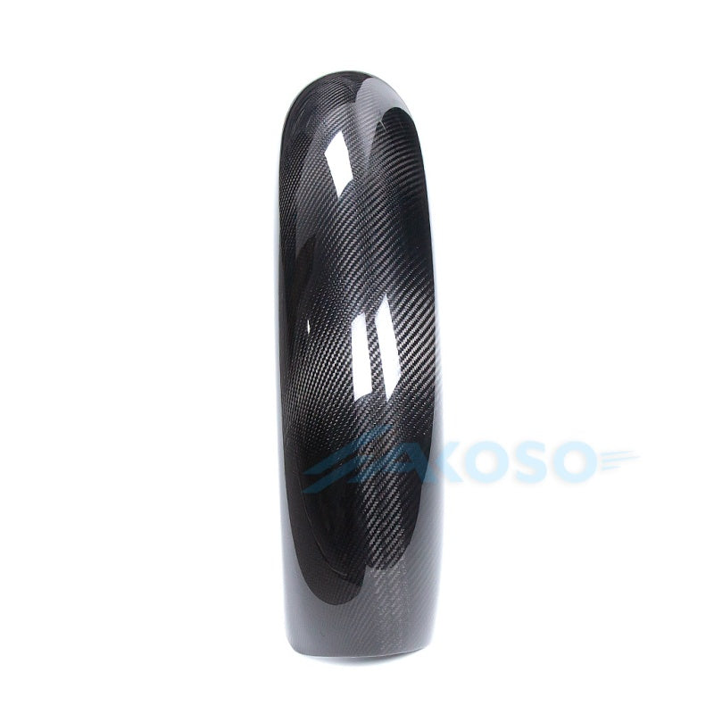 AKOSO 19" Dry Carbon Fiber Front Fender for Harley Davidson Touring Street Glide Road Glide Road King Custom Baggers