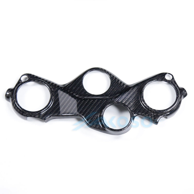 AKOSO BMW S1000RR 2019-2025 100% Dry Carbon Fiber Ultra Light Upper Top Triple Clamp Cover