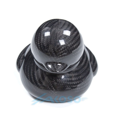 AKOSO Carbon Fiber Duck Ornament for Home Office Car Decor Modern Luxury Sculpture
