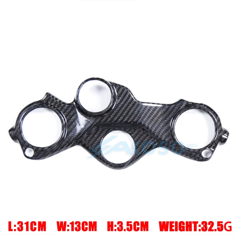 AKOSO BMW S1000RR 2019-2025 100% Dry Carbon Fiber Ultra Light Upper Top Triple Clamp Cover