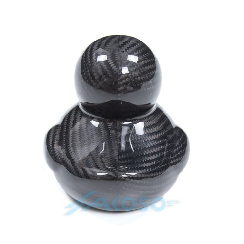 AKOSO Carbon Fiber Duck Ornament for Home Office Car Decor Modern Luxury Sculpture
