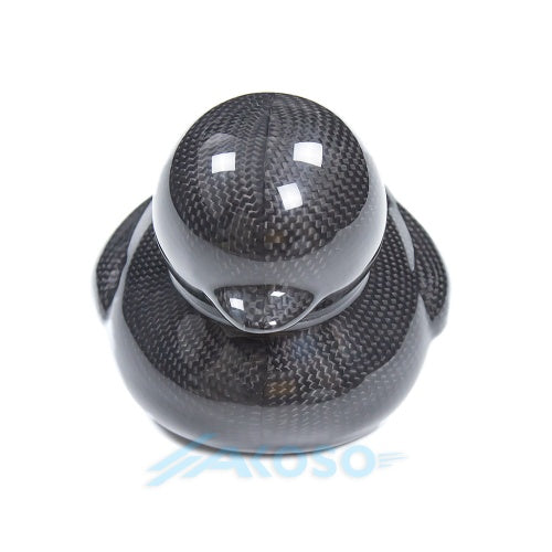 AKOSO Carbon Fiber Duck Ornament for Home Office Car Decor Modern Luxury Sculpture
