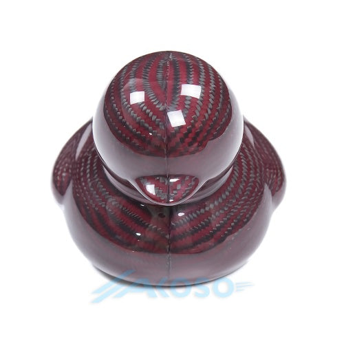 AKOSO Carbon Fiber Duck Ornament for Home Office Car Decor Modern Luxury Sculpture