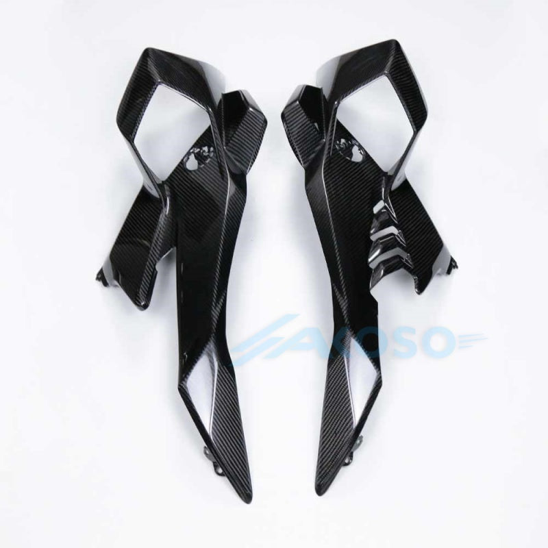 AKOSO 2025 BMW S1000RR Carbon Fiber Front Upper Side Panel Winglets Fairing Kit