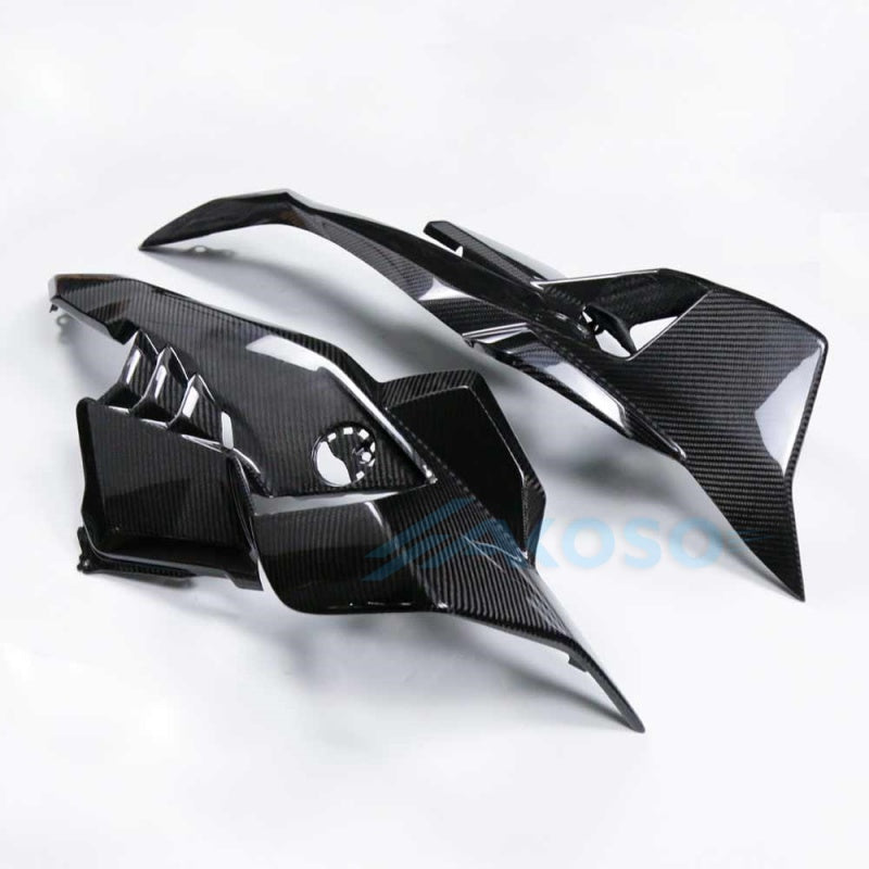 AKOSO 2025 BMW S1000RR Carbon Fiber Front Upper Side Panel Winglets Fairing Kit
