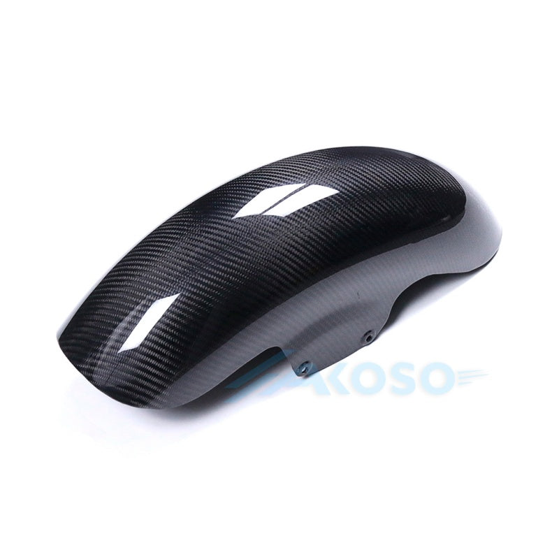AKOSO Carbon Fiber Shorter Front Fender Hugger for Harley Touring 2009-2023 Models