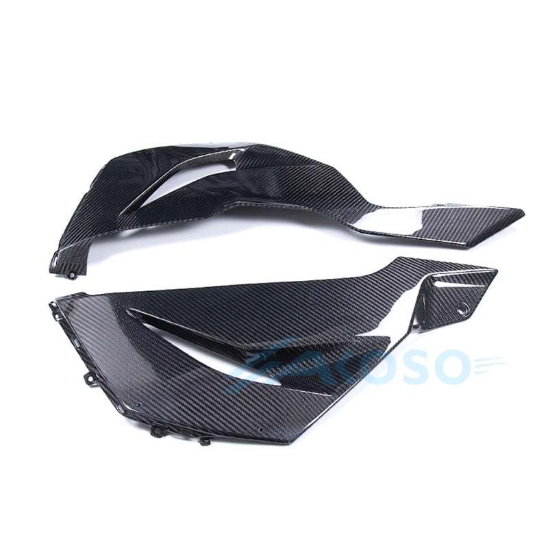 AKOSO 2019-2023 Kawasaki Ninja ZX-6R 636 Carbon Fiber Lower Side Panels