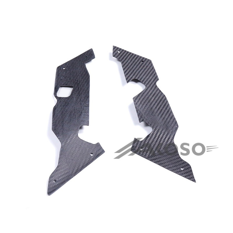 AKOSO 2021-2024 Kawasaki ZX10R ZX-10R Full Carbon Fiber Winglet Spoiler Aerodynamic Fairing Wing Kit