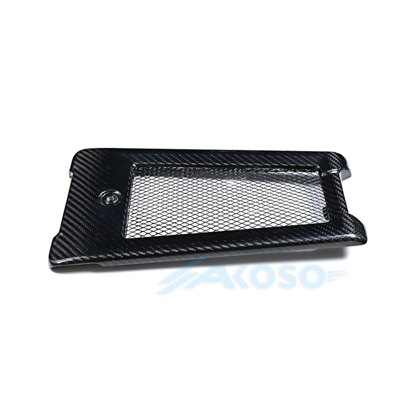 AKOSO Carbon Fiber Oil Cooler Cover for Harley Davidson M8 Softail Street Bob Low Rider S ST FXST FLHCS 2018+