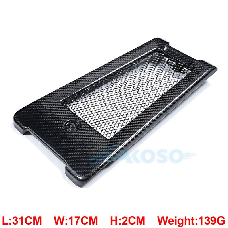 AKOSO Carbon Fiber Oil Cooler Cover for Harley Davidson M8 Softail Street Bob Low Rider S ST FXST FLHCS 2018+