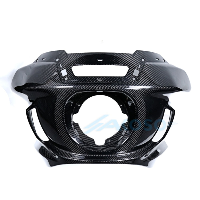 AKOSO Carbon Fiber Front Headlight Fairings for Harley Davidson Softail Low Rider S ST 2022-2025