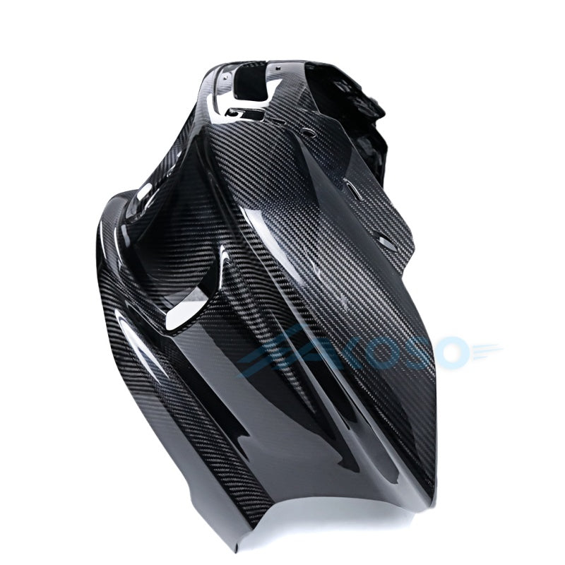 AKOSO Carbon Fiber Front Headlight Fairings for Harley Davidson Softail Low Rider S ST 2022-2025