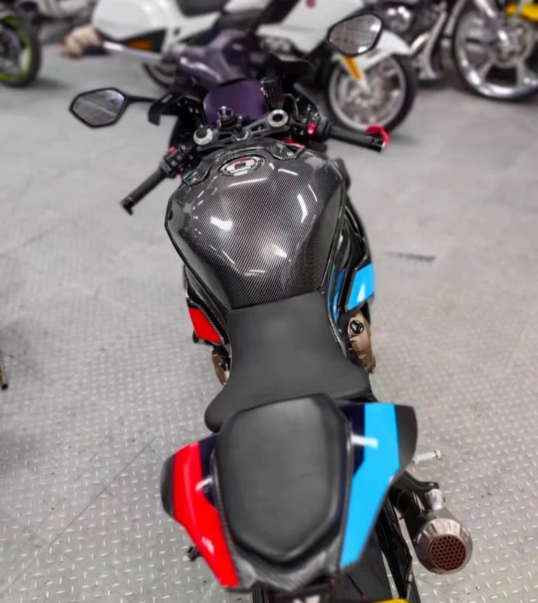 AKOSO 2023 2024 BMW M1000RR Carbon Fiber Tank Extender Cover Protector Fairing Motorcycle