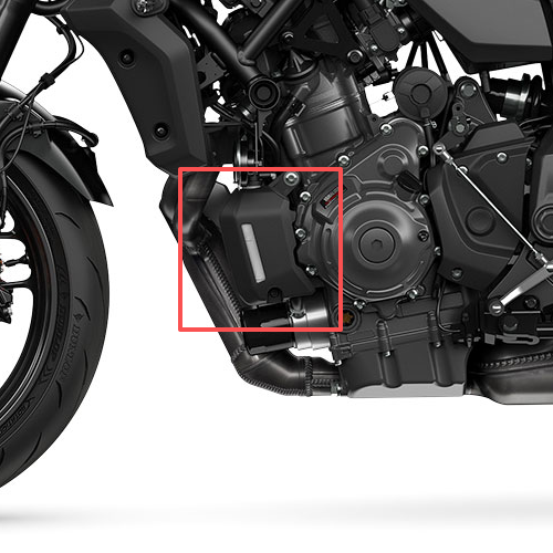 AKOSO 2025+ Yamaha MT-07 Carbon Fiber Engine Water Pump Guard Cover