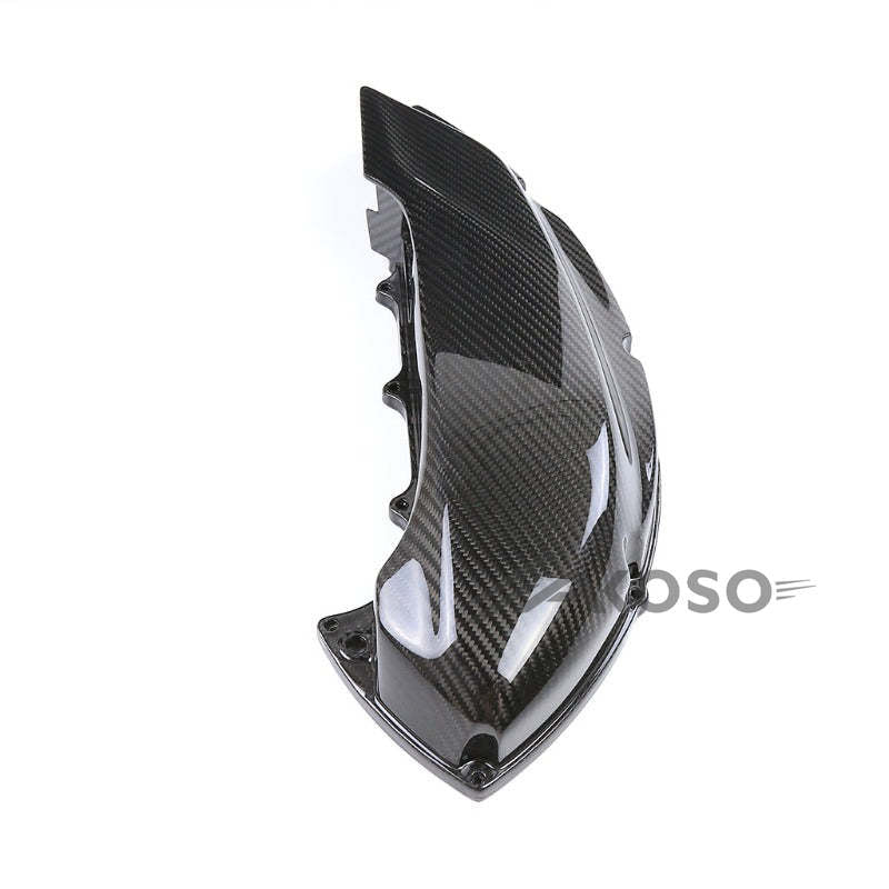AKOSO 2016+ Yamaha NVX155 Motorcycle Carbon Fiber Left Air Cleaner Guard Air Filter Cover Protector