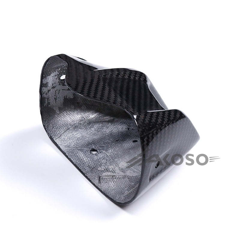AKOSO 2020-2024 BMW F900R F900XR Carbon Fiber Exhaust Pipe End Cap Cover Fairing