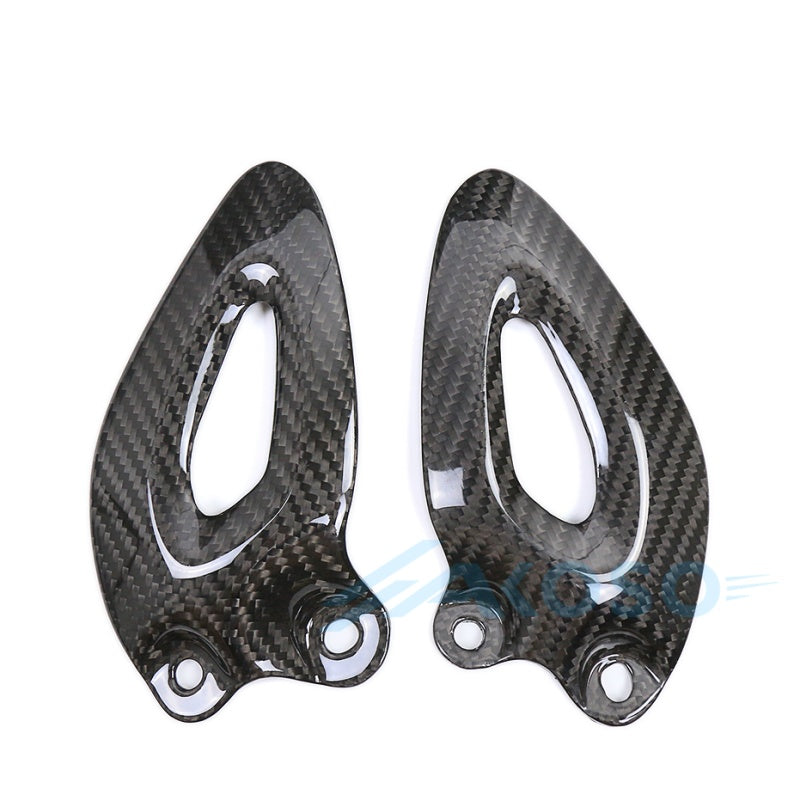 AKOSO 2020+ Triumph Rocket 3 Carbon Fiber Heel Guard Plates