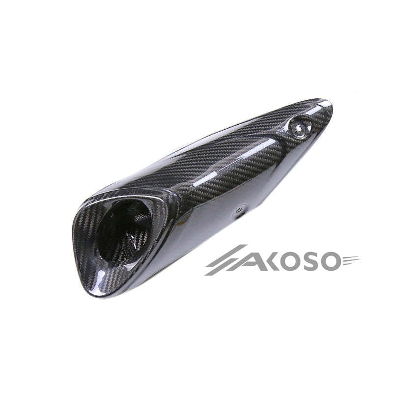 AKOSO 2014-2016 Yamaha MT09 FZ09 Carbon Fiber Heat Shield Guard Exhaust Pipe Cover
