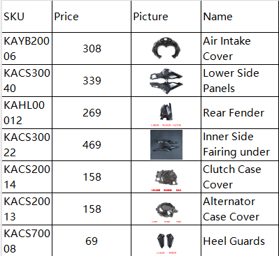 AKOSO Custom Order - ZX-4RR Carbon Fiber