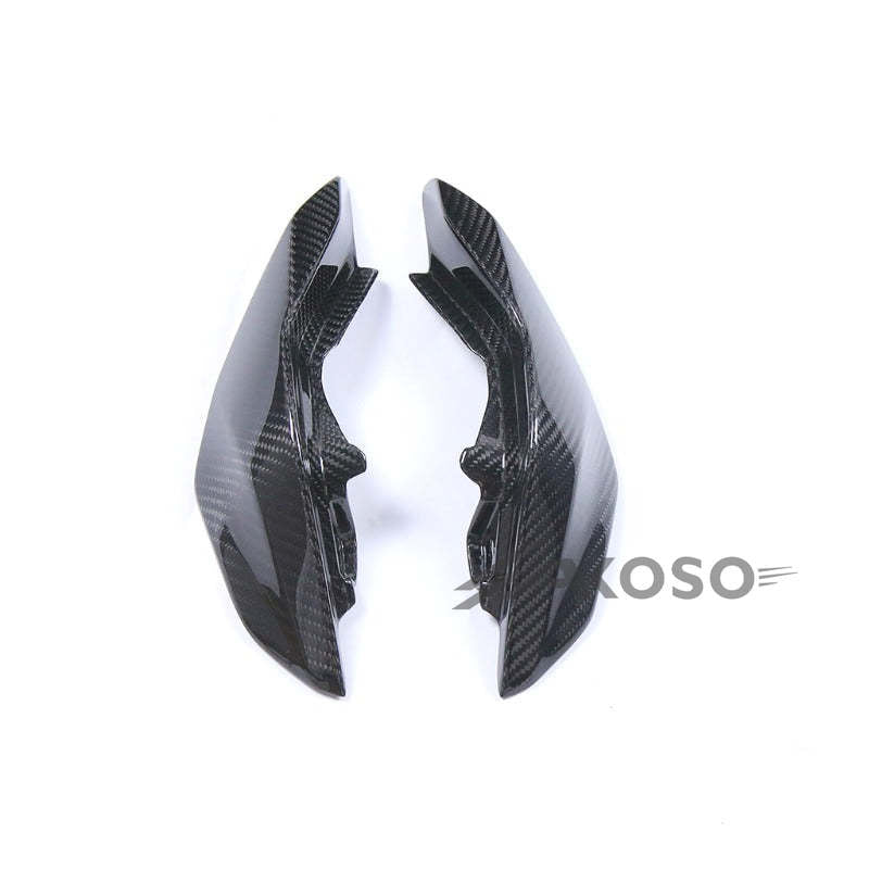 Carbon Fiber Racing Small Side Panels – Fits 2022-2023 Yamaha MT-10 (Pair, Gloss 3K Weave)
