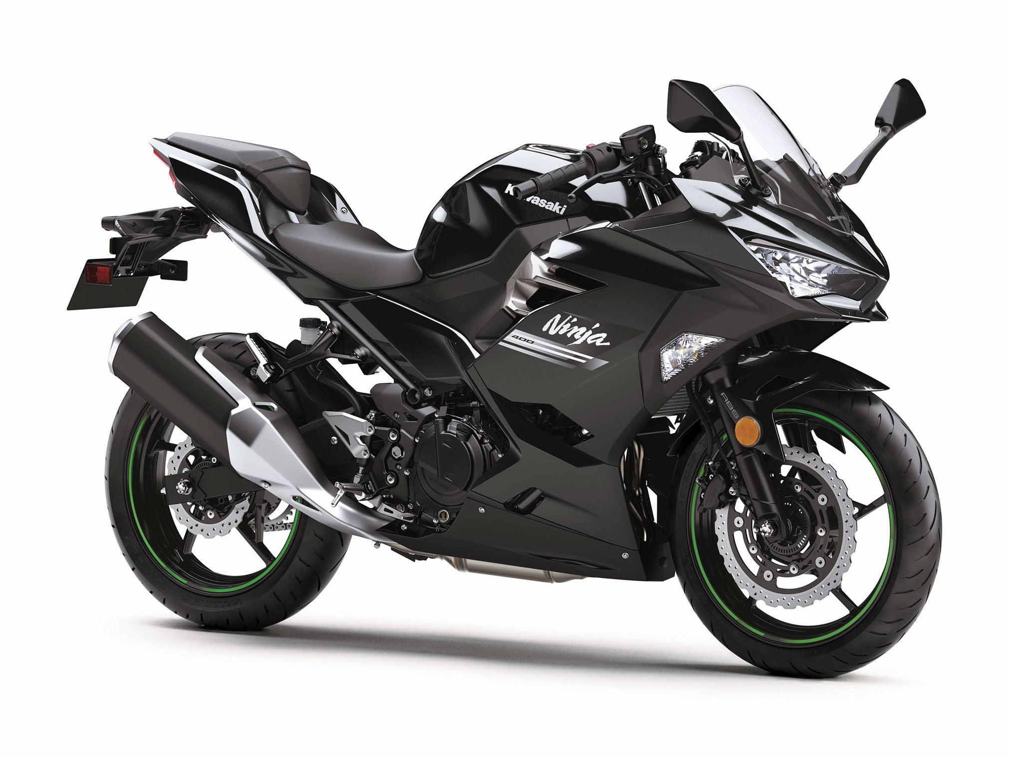 Kawasaki ninja400 サイドカーボンカウル Kawasaki Ninja 400 Z400 Carbon Fiber Side Panels