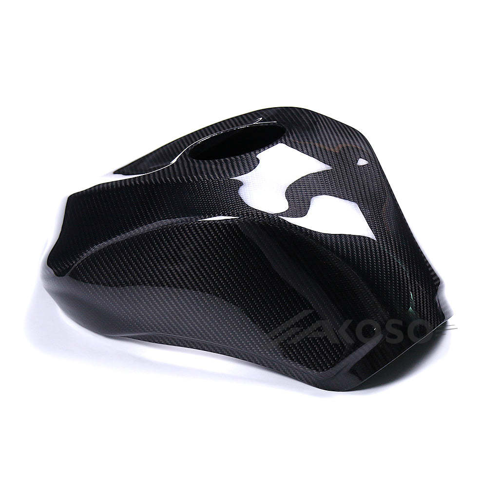 AKOSO 2019-2024 Kawasaki Ninja ZX-6R 636 Full Dry Carbon Fiber Fuel Tank Cover Fairing