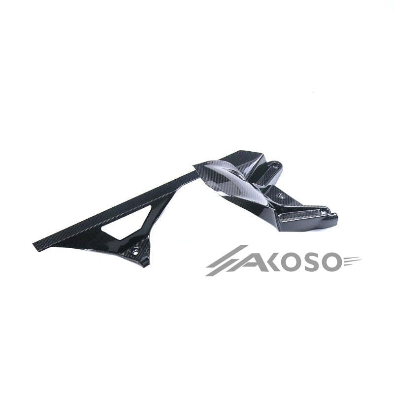 AKOSO 2020+ KTM 1290 Super Duke R Carbon Fiber Motorcycle Rear Fender Splash Mudguard with Chain Guard