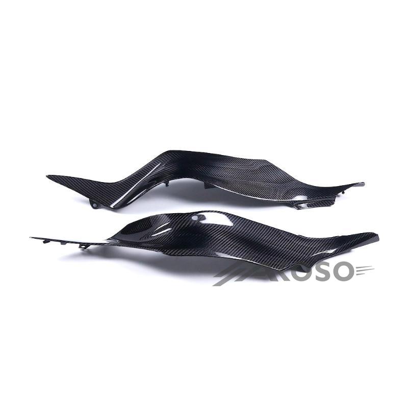 AKOSO 2024+ Kawasaki Ninja ZX-6R Carbon Fiber Fuel Tank Side Panel Cover Fairing