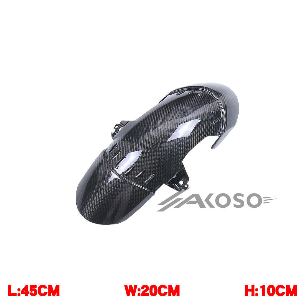 AKOSO BMW S1000XR 2021-2023 Carbon Fiber Front Fender Hugger Mudguard Fairings Kit