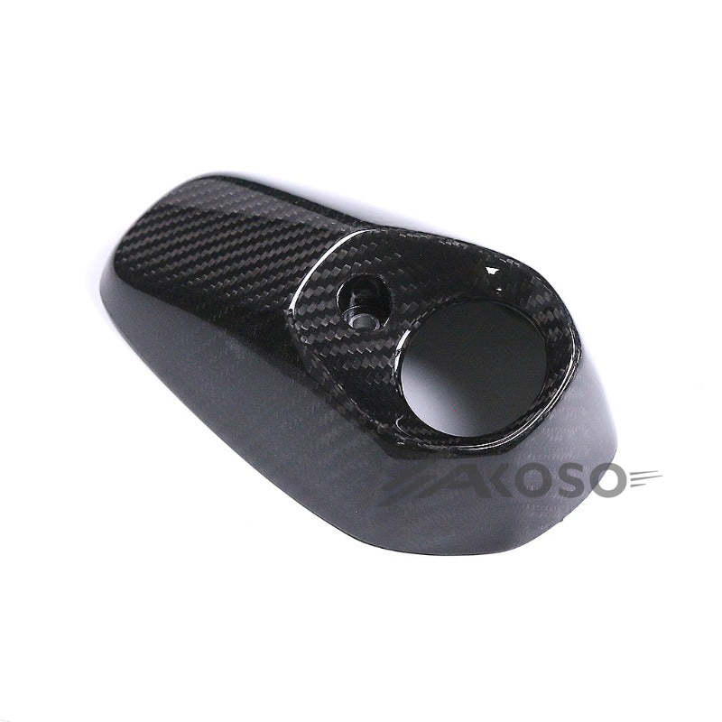 AKOSO 2017-2024 Yamaha XMAX 250 300 400 Carbon Fiber Exhaust Muffler Pipe Cover Motorcycle